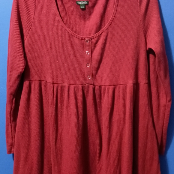 Long Sleeve Ruffle Dress - Picture 2 of 3